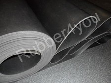 Black Solid Hard Industrial Rubber Sheet Sheeting 1mtr x 1.2mtr x various thk's