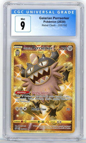 Galarian Perrserker graded CGC 9 for sale on eBay