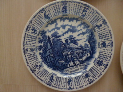 Sammelteller God Bless Our House Throughout 1986 Kalender Sternzeichen IRONSTONE