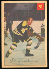 Bill Quackenbush 1954-55 Parkhurst #51 Boston Bruins VG