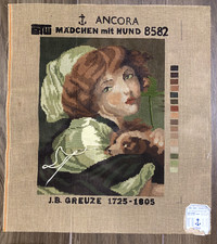 MATCHEN MIT HUND - TELA ANCORA PER MEZZOPUNTO CON MATASSINE