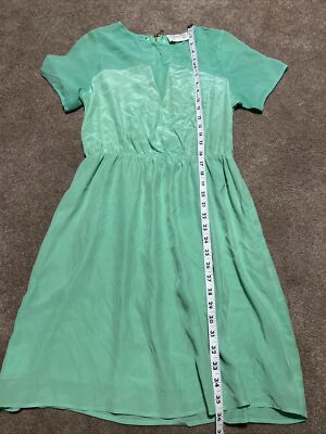 Anthropologie Yumi Kim Green 100% Silk Fit & Flare Dress Size Medium Lined | eBay Anthropologie Yumi Kim Green 100% Silk Fit & Flare Dress Size Medium Lined | eBay