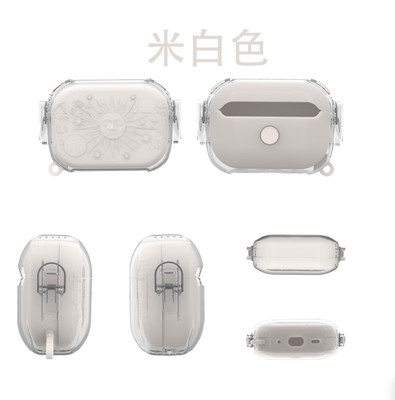 For Airpods Pro 2 BT Earphone PC Protective Case Silicone  Anti drop Cover Box