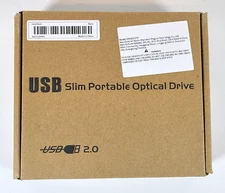 NEW USB Slim Portable Optical Drive ~ DVD DVD-RW CD CD ~  Model #XYKJ221175