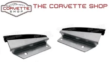 C3 Corvette Water Diverter Door Sill Plate Pair Left Right 1972-1977 34023 34024