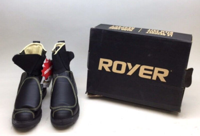 Royer 1-2002XPA7.53E Safety Heat Work Boot Mens 7.5 3E Metatarsal Guard Black