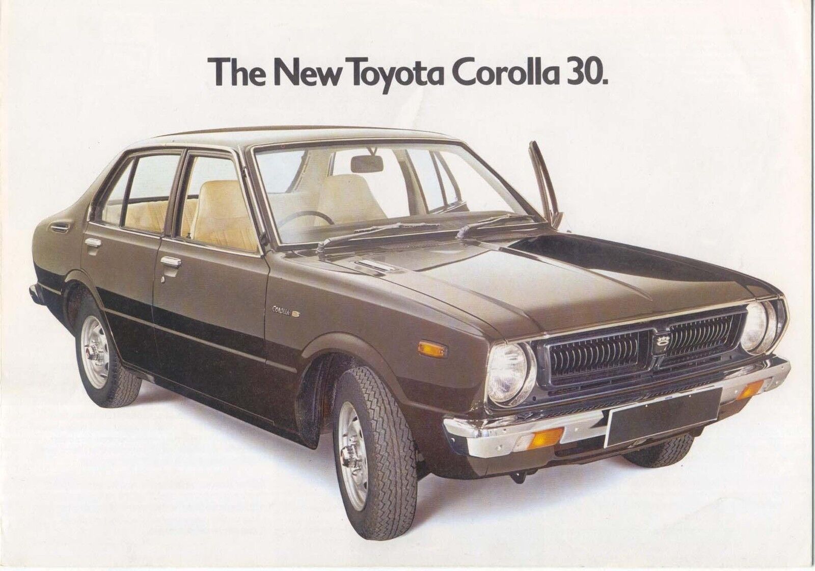 Toyota Corolla 30 Saloon Coupe Estate 1975-76 original UK Sales Brochure