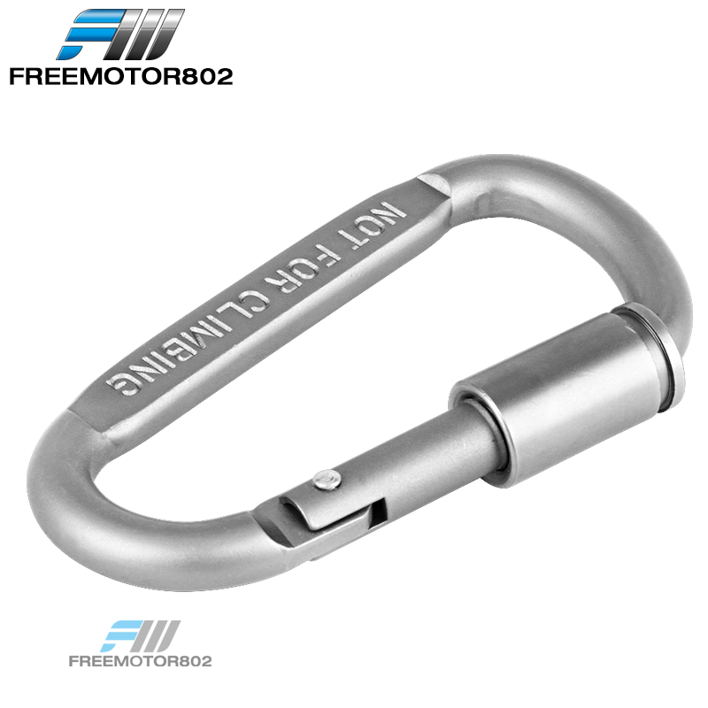 Camping Outdoor Aluminum Alloy Dring Screw Hook Locking Buckle