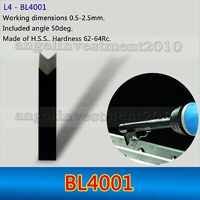 BL4001 Deburring System Blades Double Edge Cutting 1 piece NOGA type L4
