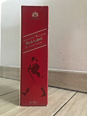 Johnny Walker Red Label old Schotch Wisky (90er)  40 % Vol.  70cl alte Flasche