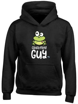 Lustiger Crazy Frog Guy Kinder Hoodie Kröte Kaulquappe Jungen Mädchen Geschenk Top