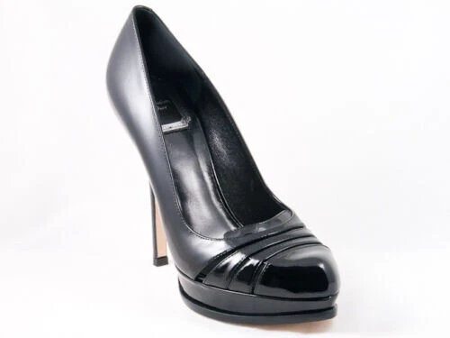 Chaussures neuves Christian Dior Glam noir verni cuir 38 US 8
