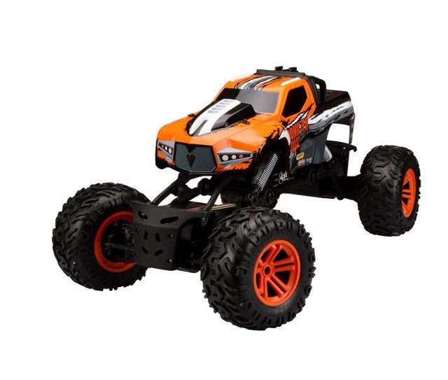 Kid Galaxy 2450001 Power Drive R/c Monster Truck Orange Age 8 Worn Box
