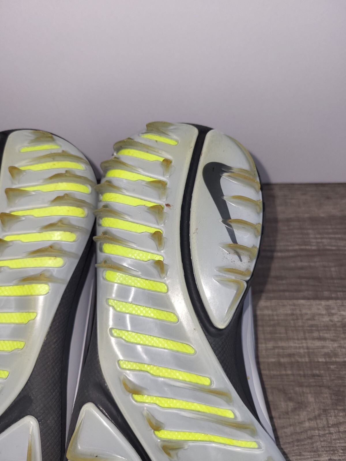 NIKE LUNAR CONTROL VAPOR 2 GOLF SHOES WOLF GREY VOLT 899633-003 MEN'S SZ 10