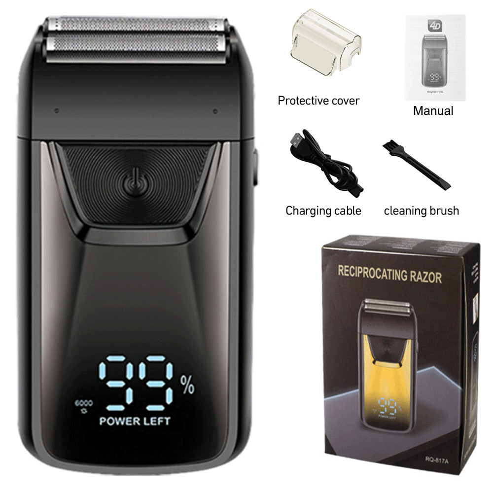 Electric Razor Foil Shavers for Men, Professional Beard Trimmer Shaving Machine