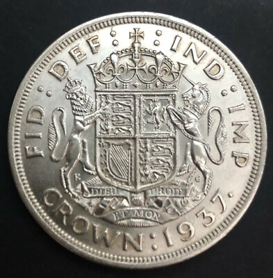 1937 Great Britain 1937 King George VI Silver Crown | eBay