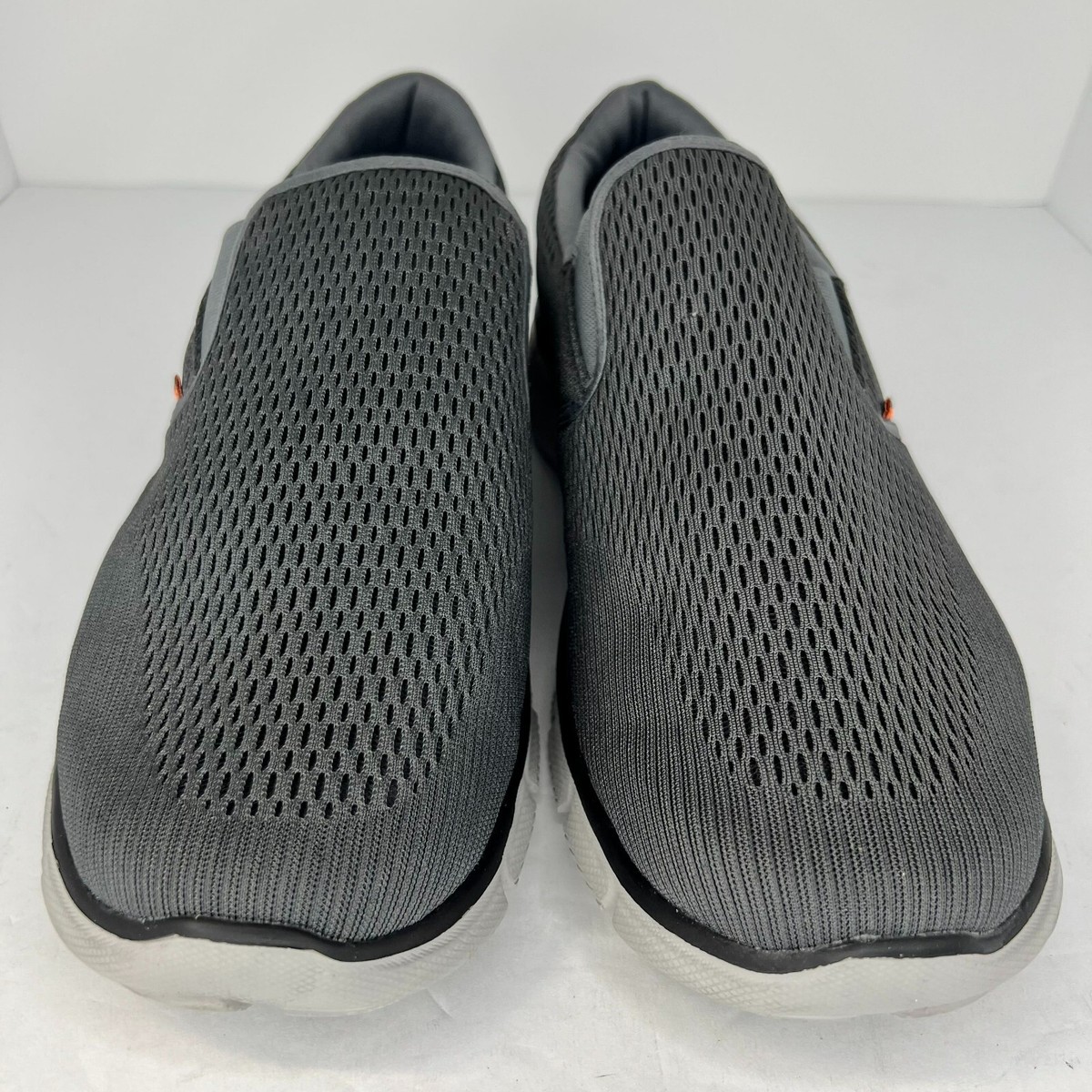 Skechers Mens 51509W Dark Gray Solid Slip On Low Top Size 12  display picture 2