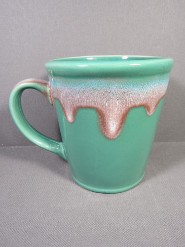 Tazza da tè caffè Give Thanks Boston Warehouse Trading Corp Teal 4" - Foto 5 di 9