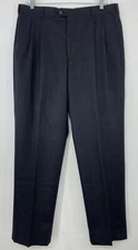Embassy Square Richman Brothers Wool Slacks Trousers Pleated Pants Men’s 36-37