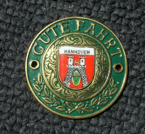 GUTE FAHRT LUCK BADGE VOLKSWAGEN MB 190 300 SL VW OVAL SPLIT KLEINWAGEN NOS