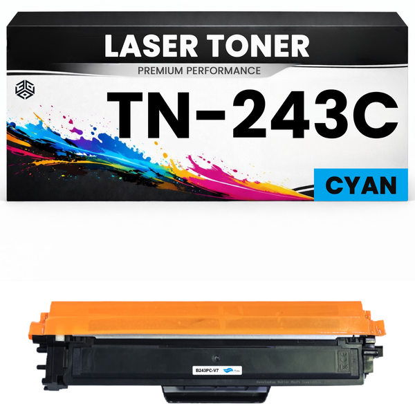 2 X Toner TN-243C Cyan FüR Brother Kompatibel TN243C Premium Alternative GüNstig-image