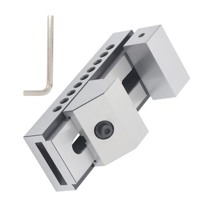 3'' High Precision Grinding Screwless Mini Insert Vise 1-3/8'' Jaw Depth 3'' Width