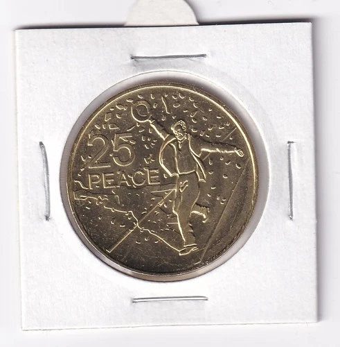 AUSTRALIA: 2016 25 CENT PEACE  100 YEARS OF ANZAC UNC COIN IN 2X2 HOLDER #5043