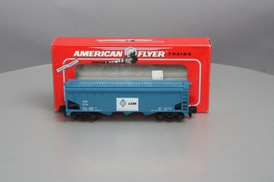 American Flyer 6-48612 S Gauge ADM Three-Bay Covered Hopper #3114 LN/Box