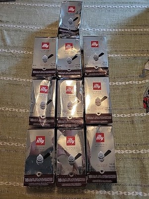 180 x illy E.S.E. Single Serve Espresso Pods Intenso Bold Roast (10 Boxes Of 18)