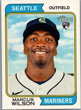 2023 Topps Heritage Marcus Wilson #79 Seattle Mariners