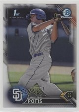 2016 Bowman Draft Chrome Draft Picks Refractor Hudson Potts #BDC-52 0a6