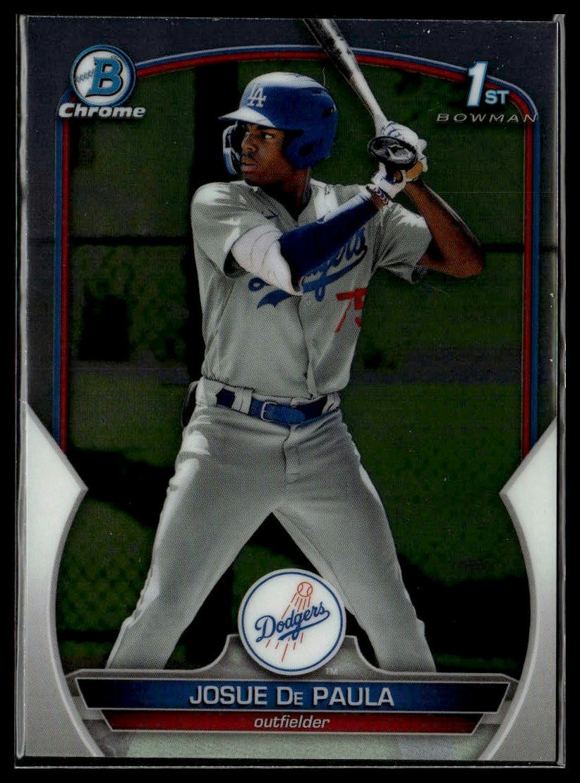 Josue De Paula 2023 Bowman Chrome Prospects #BCP-111 Los Angeles Dodgers