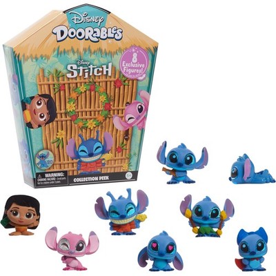 Just Play Disney Doorables Stitch Sammelfiguren Box mit 8 exklusiven Figuren