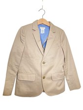 J.Crew Factory Boys' Thompson Suit Jacket in Flex Chino Size 6-7 NWOT