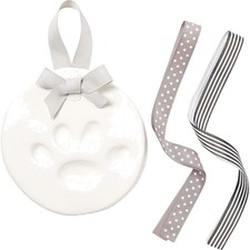 Pet Paw Print Keepsake Ornament Kit - DIY Hanging Clay Keepsake for Dogs  Ca...