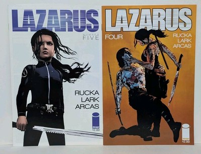 Lazarus #4 & #5 Image Comics  2013 Greg Rucka Both NM
