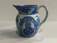 Staffordshire Pearlware Lord Nelson Creamer Pitcher Ca. 1820