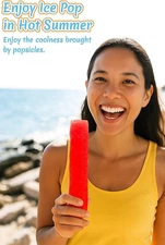 200 Pack Freezer Tubes,Bags to Make Ice Pops, Disposable Ice Popsicle Molds,P...