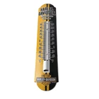 Vintage Harley Davidson Service Sign - Biker Ad Sign on Porcelain Thermometer