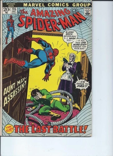 MARVEL BRONZE AGE SUPERHEROS: AMAZING SPIDER-MAN NO. 115 (1972) IN FINE COND.