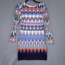 Vince Camuto Women's Dress Size 4 Multicolor Geometric Print