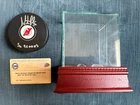 Martin Brodeur New Jersey Devils Signed Hockey Puck - Fanatics