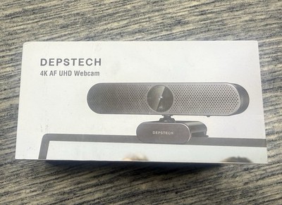 DEPSTECH DW50 Pro 4K 3840x2160 30fps Webcam Autofocus Mic Remote Space Gray