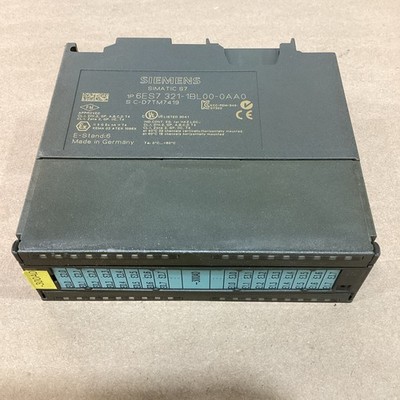 Siemens 1P 6ES7 321-1BH02-0AA0 Simatic S7 Input Module 6ES7321-1BH02-0AA0