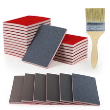 20Pcs 180-3000 Grit Sanding Sponge Set (180/320/400/600/800/1000/1200/1500/20...