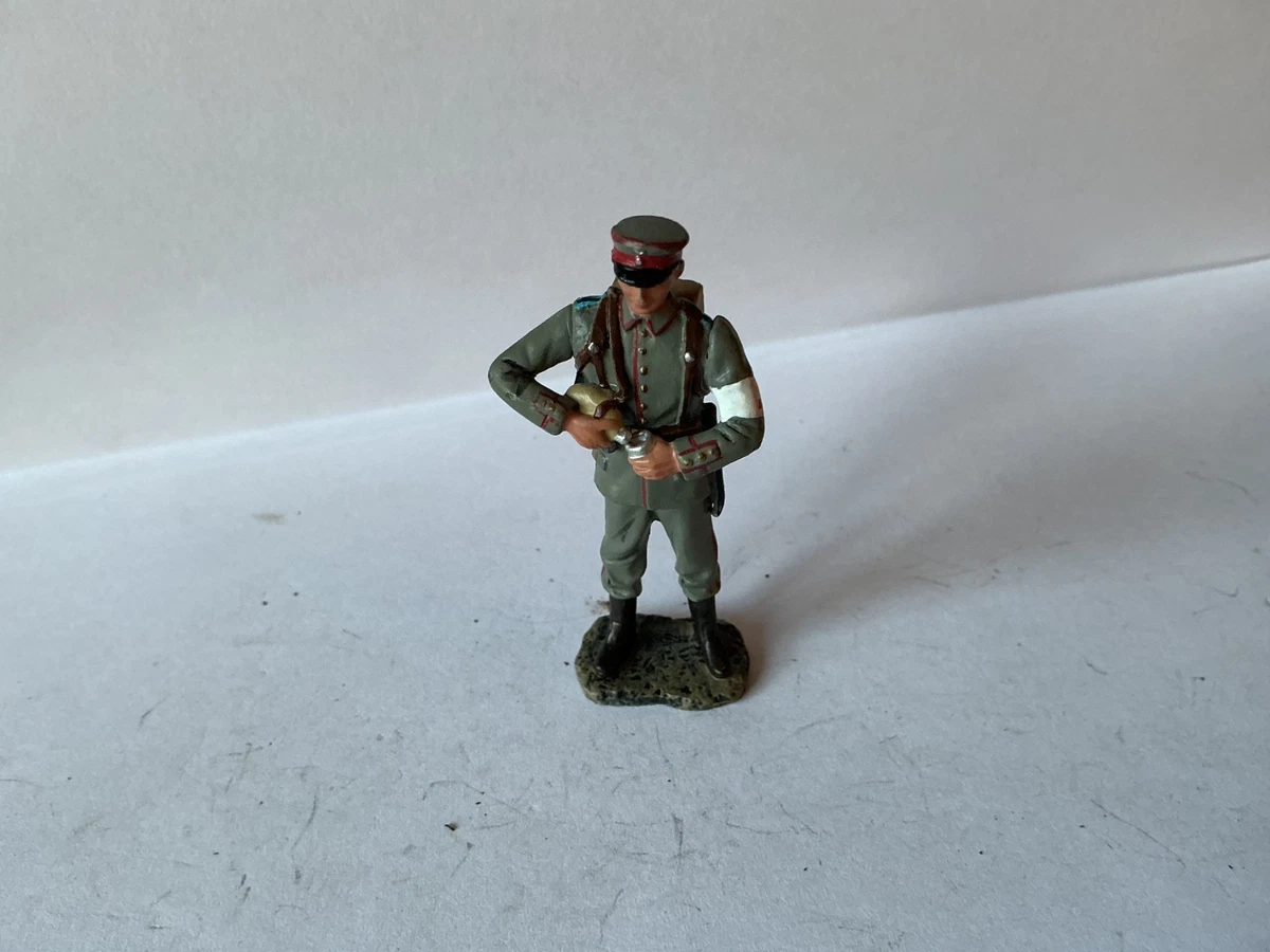 Lot De 3 Soldats Allemands En Plomb – Seconde Guerre Mondiale – 10,5 Cm