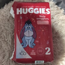 Huggies Little Snugglers Size 2 Disney 100 Limited Edition 29 Diapers