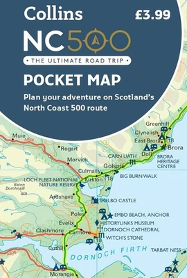 NC500 Pocket Map: Plan Your Adventure on Scotland’S North Coast 500 Route Offici