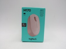 Logitech M170 Wireless Mouse PC Mac Laptop Ambidextrous Compact Rose Pink NEW