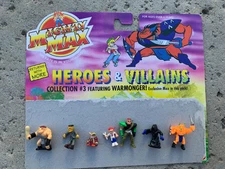 Vintage  90s Mighty Max Heroes  & Villains   1994  Warmonger